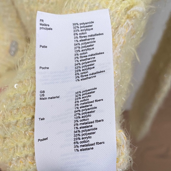 Maje Yellow Cardigan Sweater - Picture 9 of 15